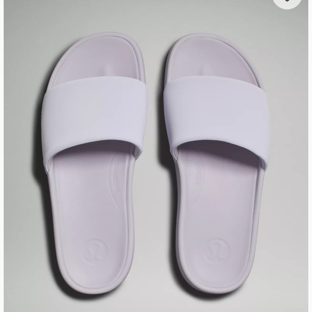 lululemon athletica White Slide Sandals
